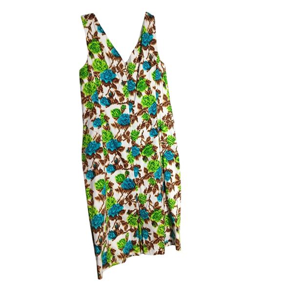 Floral Print Milly of New York sz 12 Dress with pockets 100% cotton - Picture 4 of 5